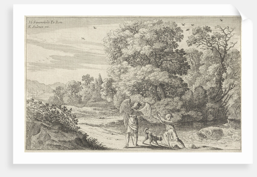 Tobias scares the fish by Charles Audran