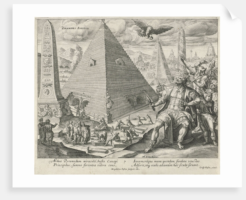 Pyramids of Egypt, Magdalena van de Passe by Crispijn van de Passe I