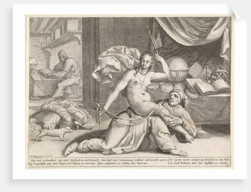 Aristotle and Phyllis by Monogrammist S