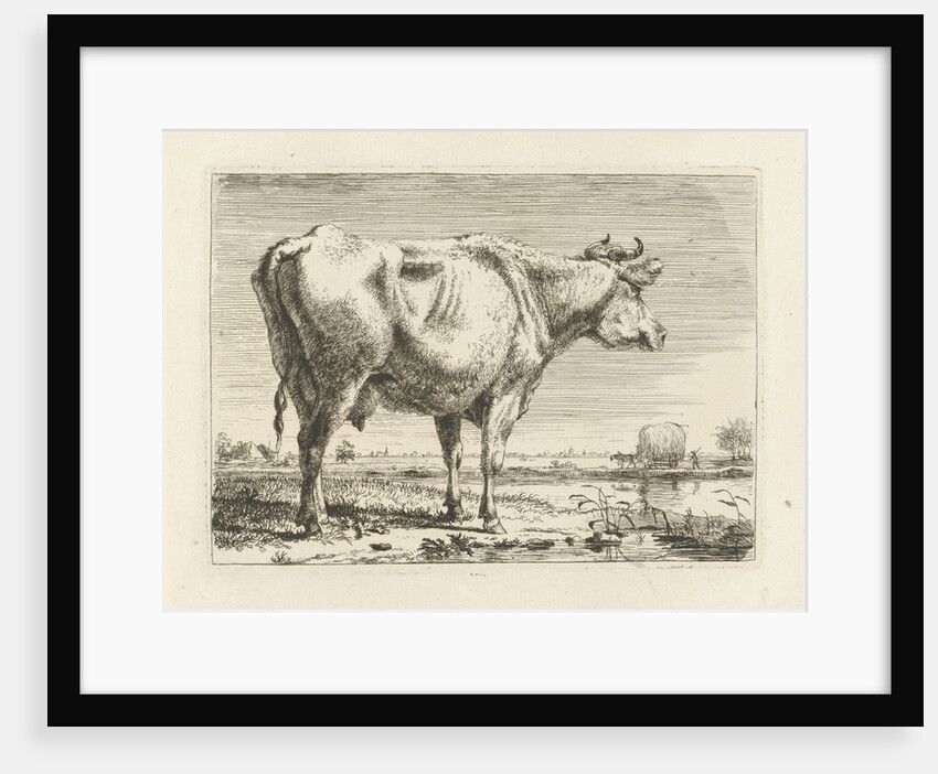 Standing cow by Pieter Gerardus van Os