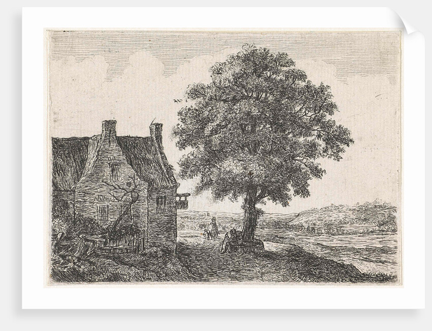 Big lime tree for an inn by Anthonie Waterloo