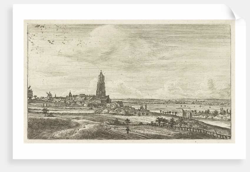 View of Rhenen by Anthonie Waterloo