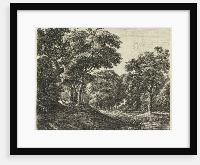 Marskramer with a water feature by Anthonie Waterloo