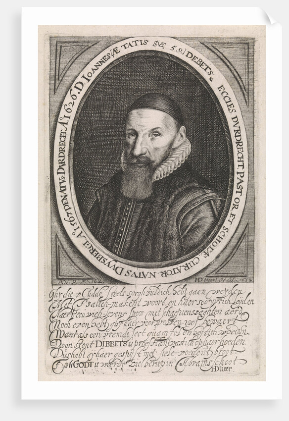 Portrait of John Dibbets by Hendrik Dethier