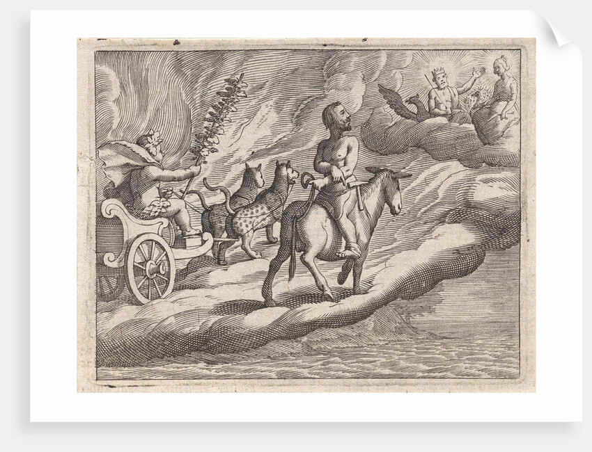 Return of Vulcan with Bacchus by Jacob Matham