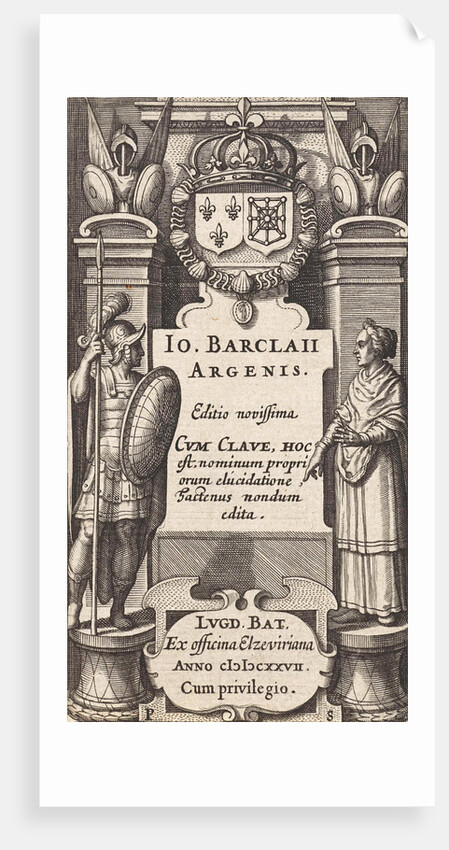 Allegory with a woman and a Roman soldier by Abraham Elzevier I