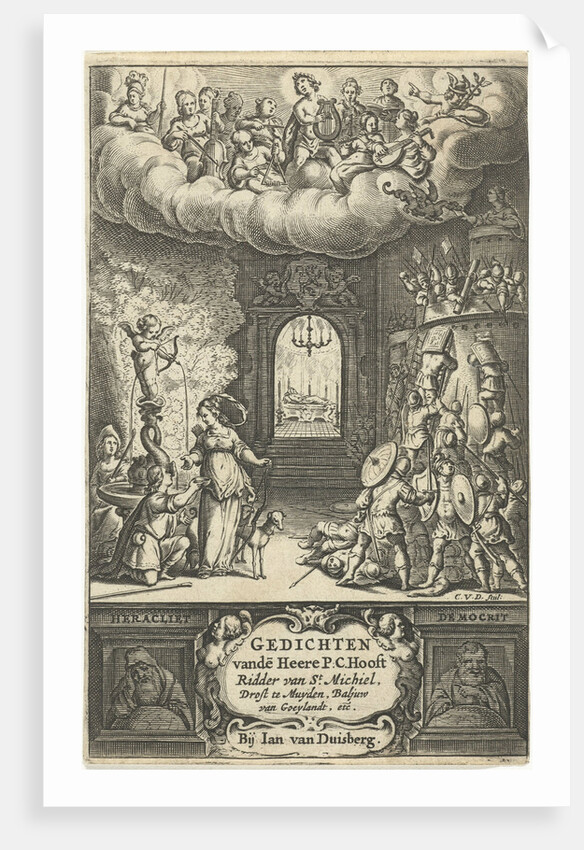 Apollo with other gods and muses by Jan van Duisberg