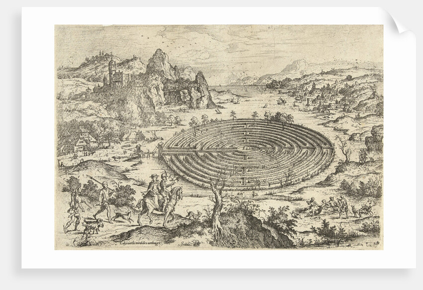 The labyrinth Kretische by Matthys Cock
