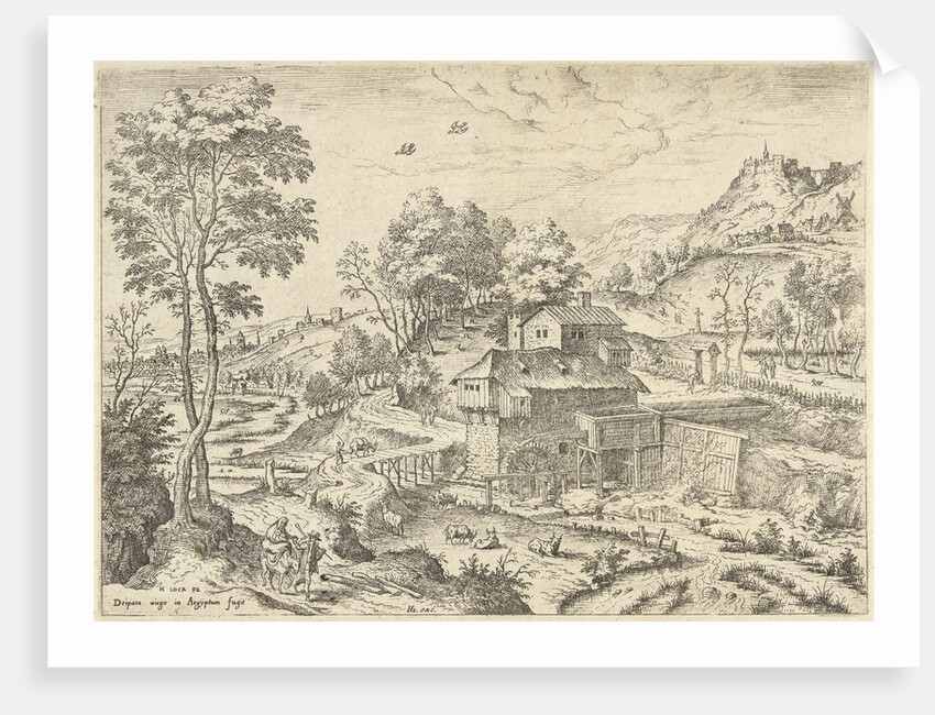 Flight into Egypt by Hendrick Hondius I