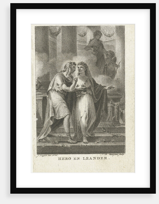 Hero and Leander by Lambertus Antonius Claessens