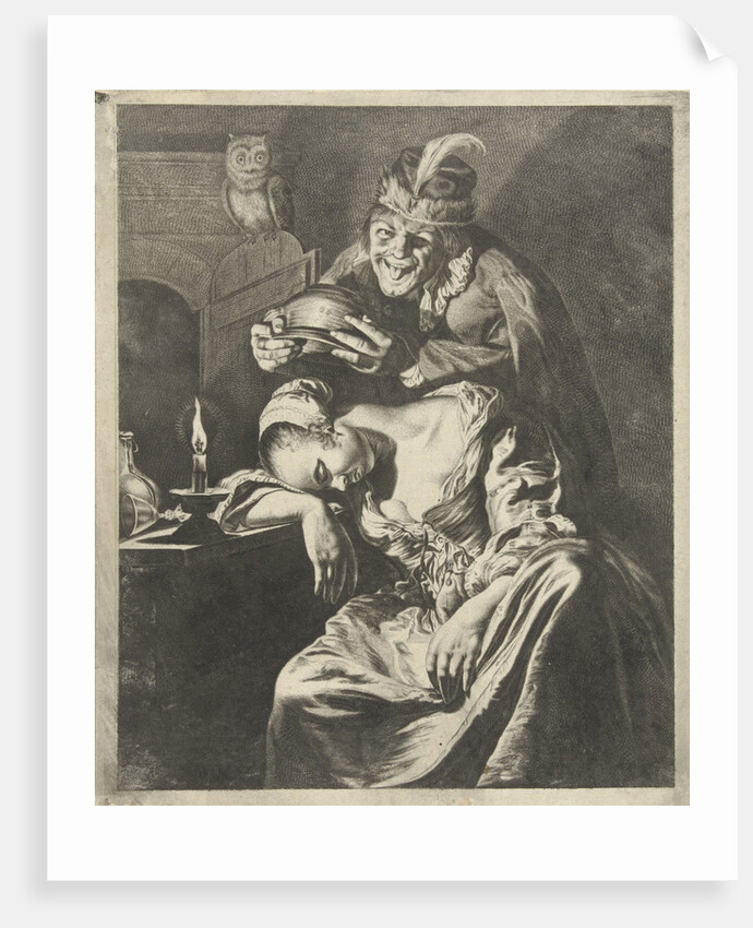 Wine is a mocker by Frans van Mieris