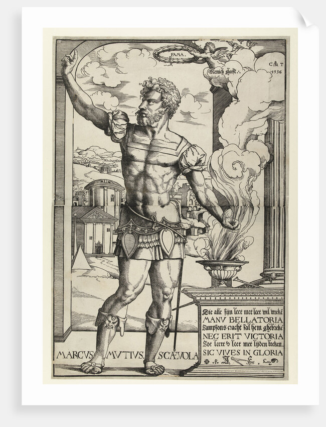 Marcus Mucius Scaevola by Jan Ewoutsz.