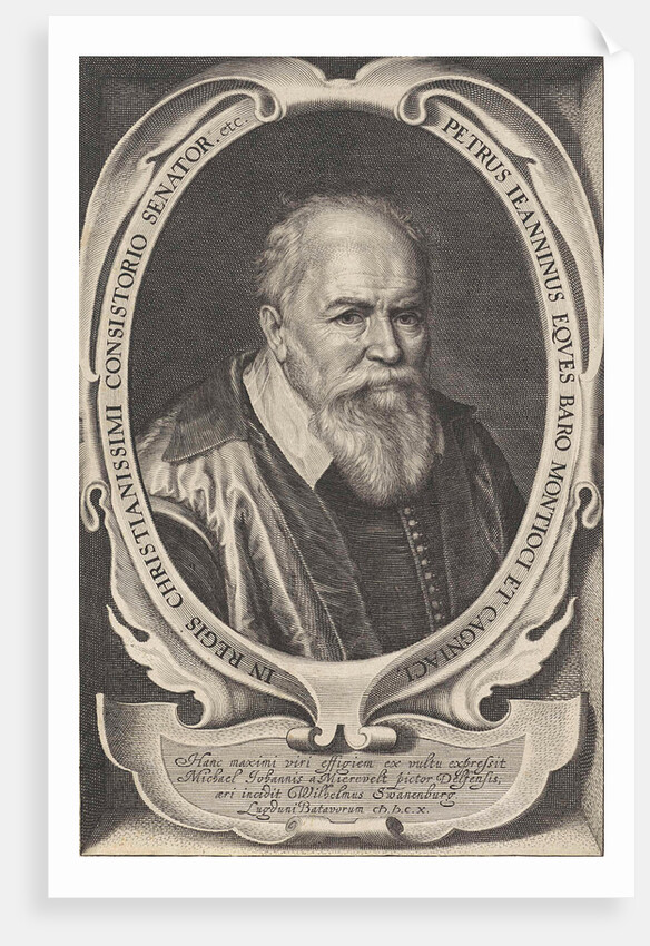 Portrait of Pierre Jeannin by William Isaacsz. of Swanenburg