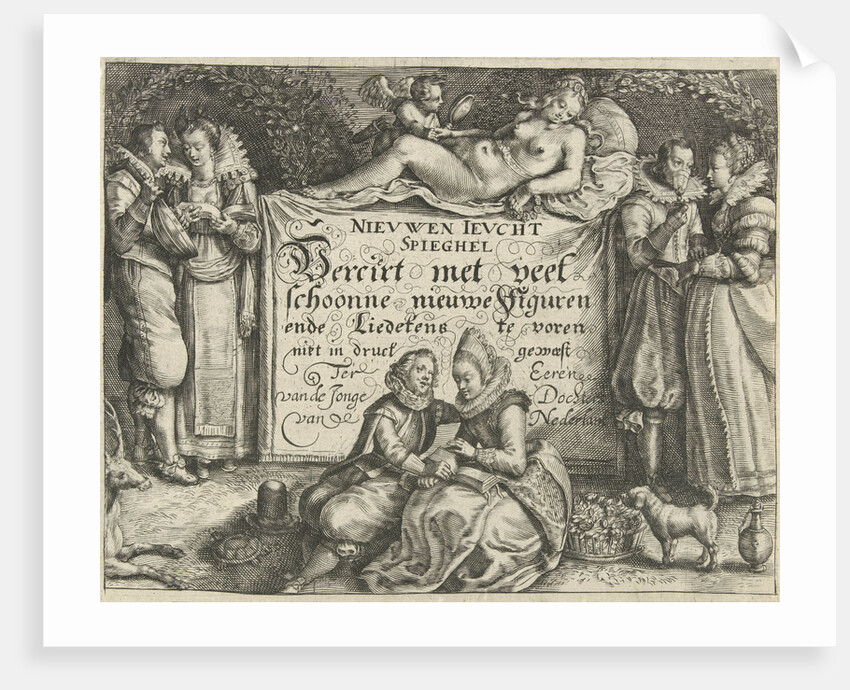 The five senses by Crispijn van de Passe II