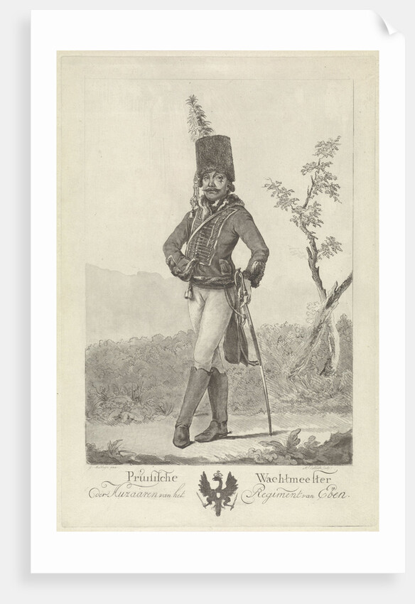 Prussian hussars sergeant by Gerrit Malleyn