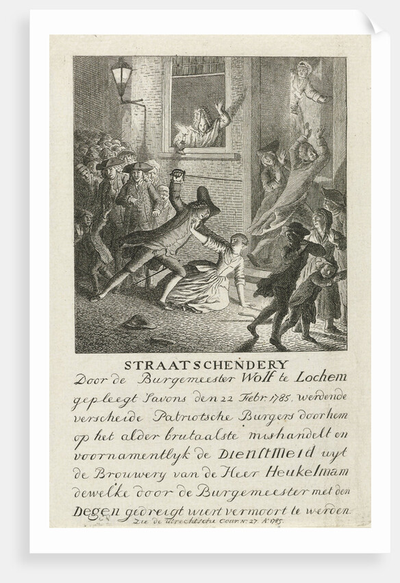 Mayor Wolf Lochem falls Patriot citizens by Joannes Hulstkamp