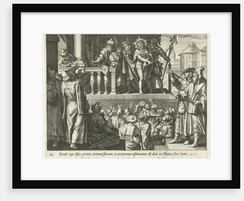 Ecce Homo, Jan-Baptist Barbé by Adriaen Collaert