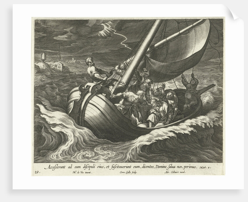 Storm on the Sea of Galilee by Adriaen Collaert