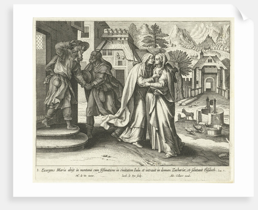 Visitation by Adriaen Collaert