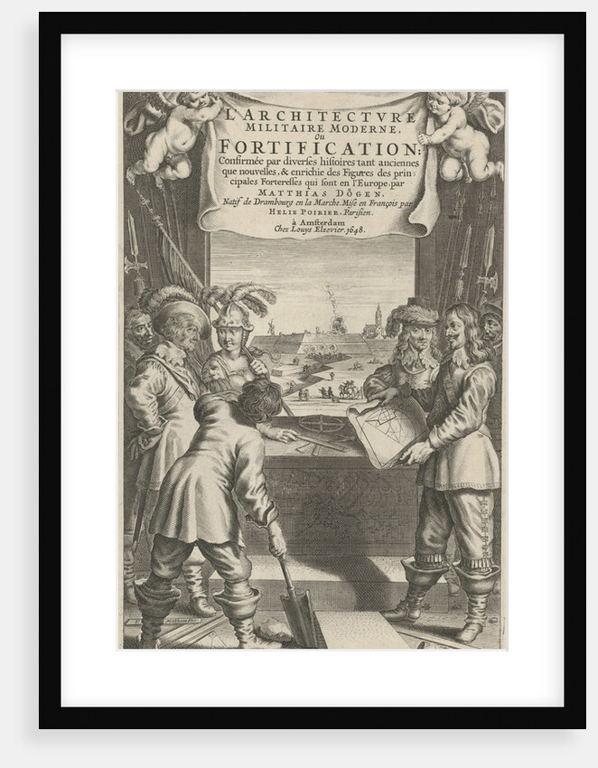 Engineer shows a construction drawing by Lowijs Elzevier III