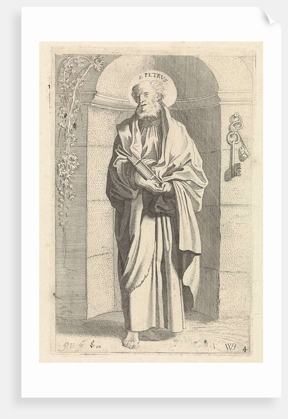 St. Peter by Claes Jansz. Visscher II