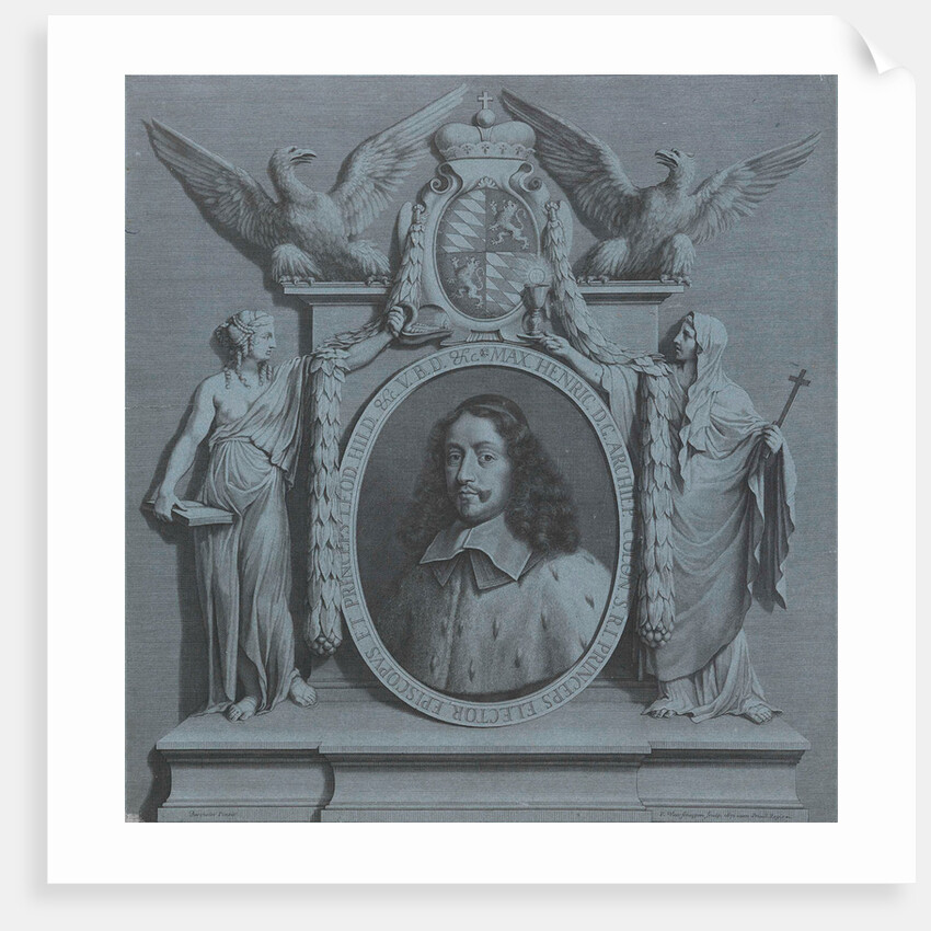 Portrait of Maximilian Henry of Bavaria, Archbishop of Cologne by Pieter van Schuppen