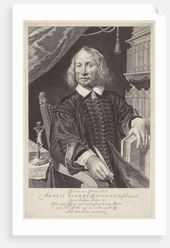 Portrait of Andreas van der Kruyssen by Theodor Matham