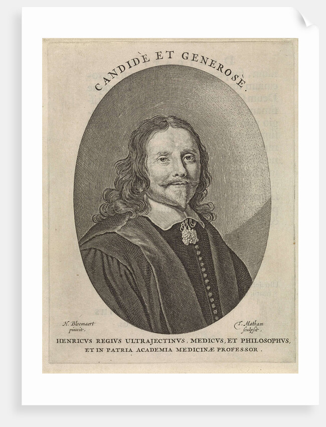 Portrait of Henricus Regius by Theodor Matham