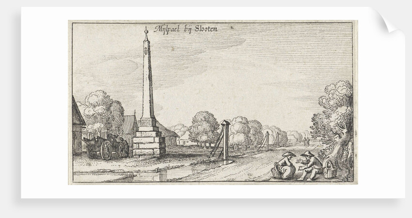 Milestone at Locks by Claes Jansz. Visscher II