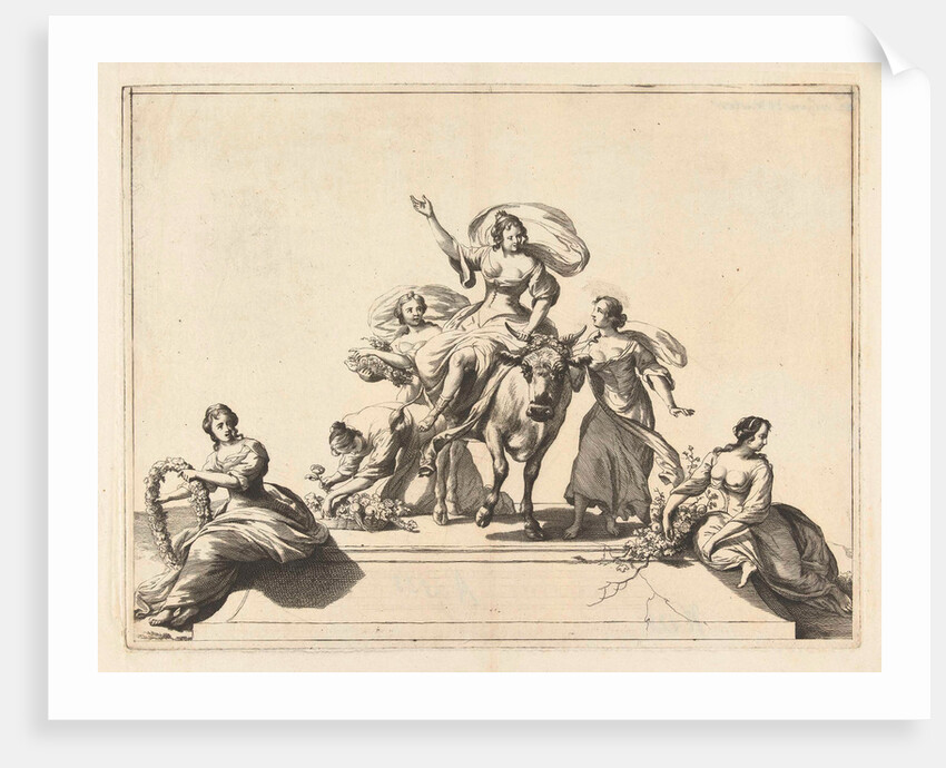 Europe and the bull by Nicolaes Pietersz. Berchem