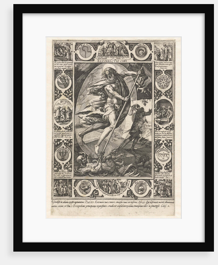 The Resurrection of Christ by Philips Galle