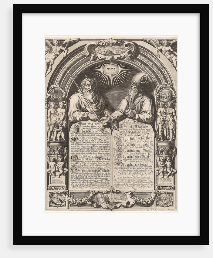 Moses and Aaron with the Tablets of the Law by Gerard Valck