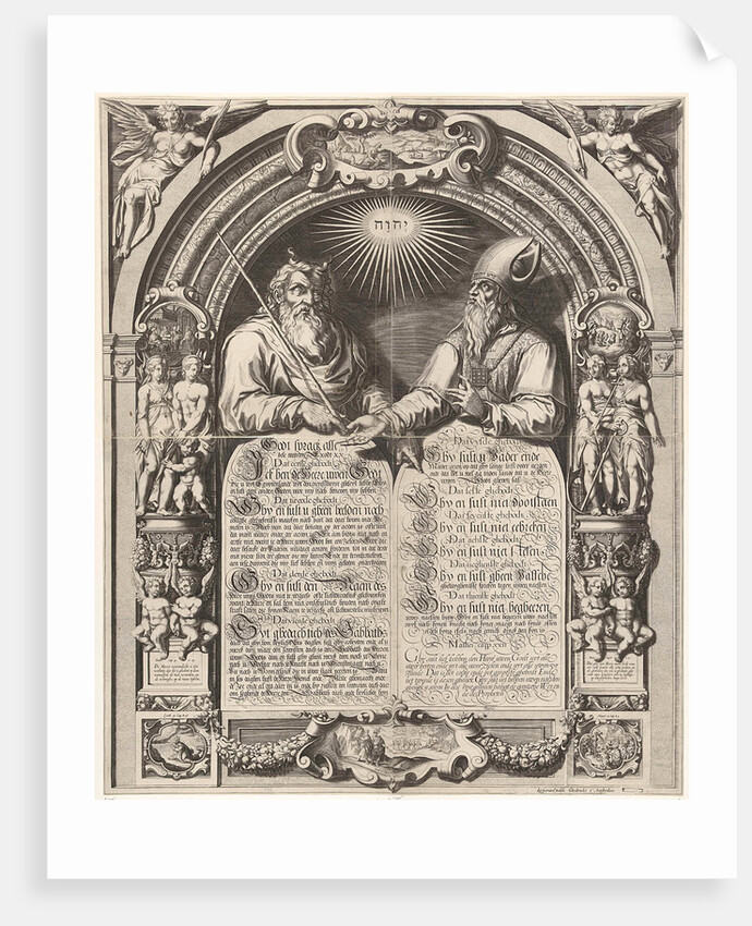Moses and Aaron with the Tablets of the Law by Gerard Valck