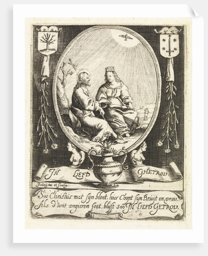 Blasoen of the Chamber of Rhetoric De witte Angieren Haarlem by Jan Pottey