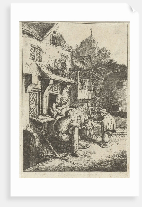 Humpback fiddler for an inn by Adriaen van Ostade