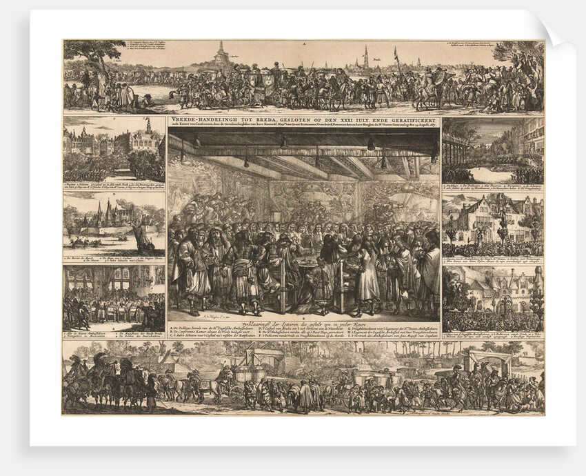 Presentation and description of the appointment of Prince William III as captain-general of the Dutch armed forces by Peace of Breda