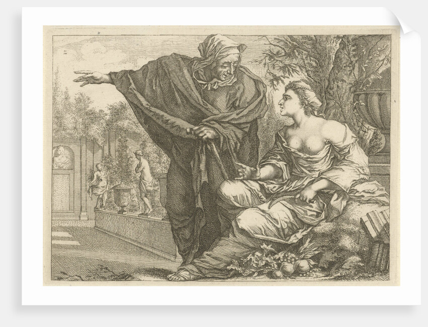 Vertumnus and Pomona by Anonymous