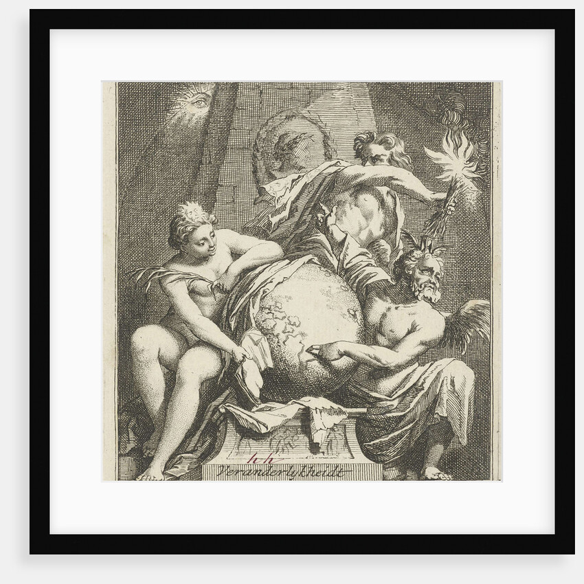 Allegory of variability by Arnold Houbraken