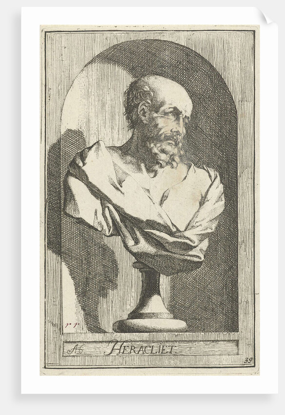 Bust of Heraclitus by Leonard Schenk
