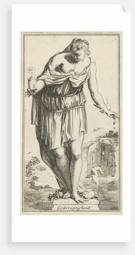 Personification of piety by Arnold Houbraken