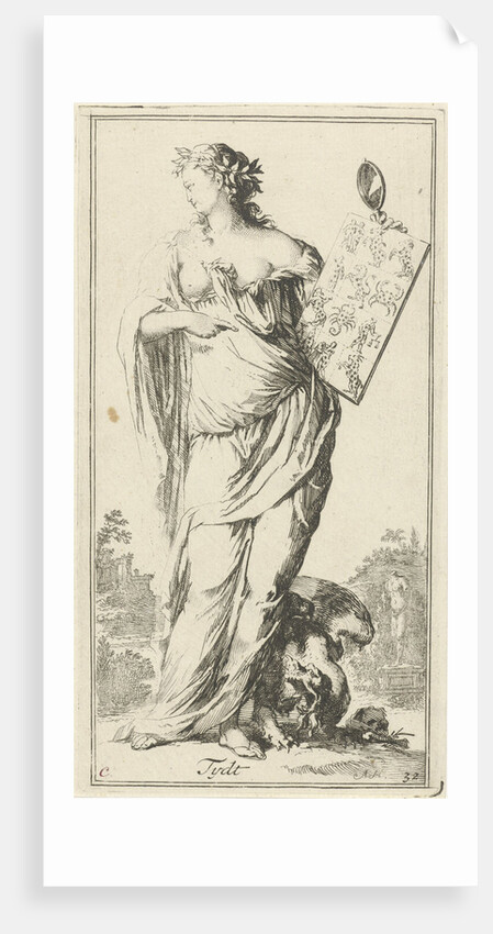 Personification of time by Arnold Houbraken