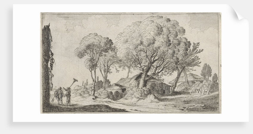 Farms between trees by Gillis van Scheyndel I