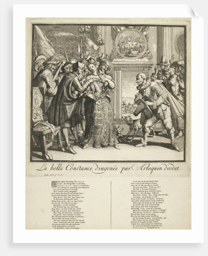 Cartoon by Louis XIV and the persecution of Protestants in France by Gisling