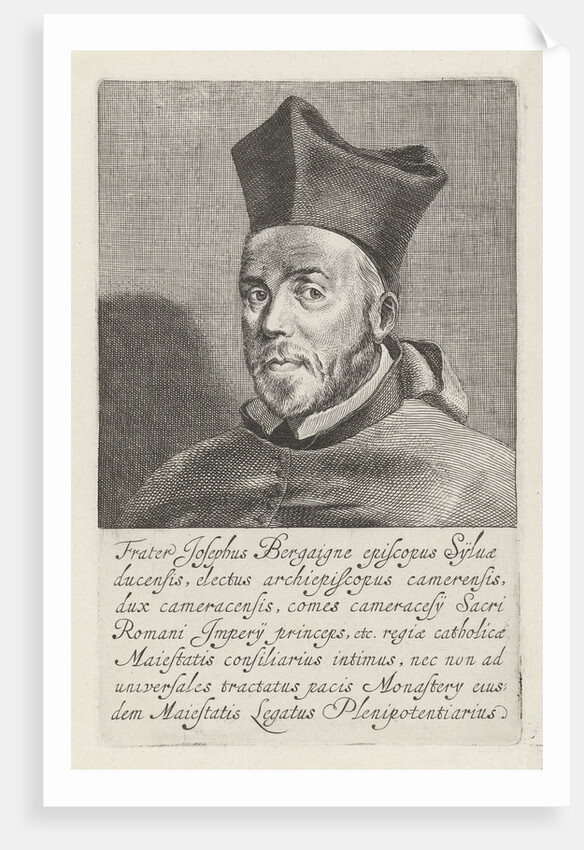 Portrait of Joseph de Bergaigne by Pieter Nolpe