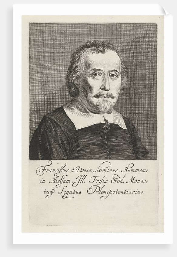 Portrait of Frans van Donia by Pieter Nolpe