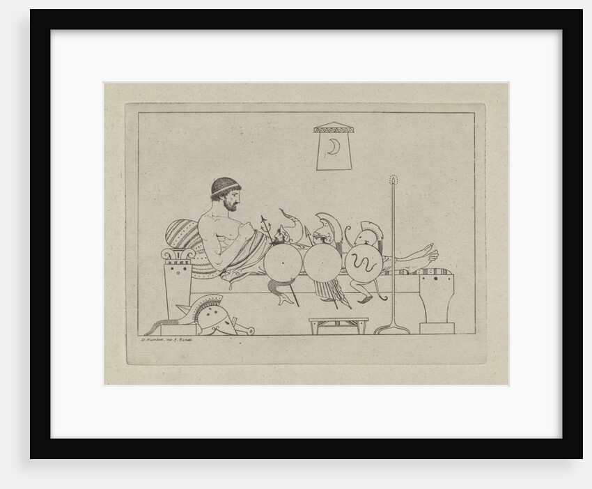 Man Greek couch by David Pièrre Giottino Humbert de Superville