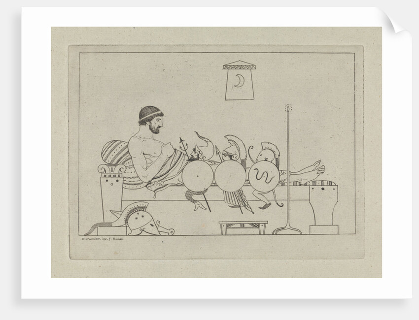 Man Greek couch by David Pièrre Giottino Humbert de Superville