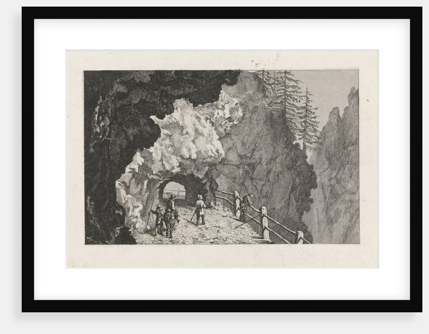 Passage in the rocks by Marinus van Raden