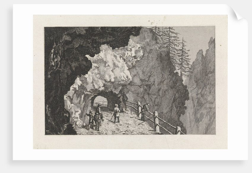 Passage in the rocks by Marinus van Raden