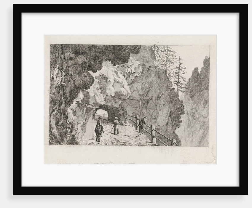 Passage in the rocks by Marinus van Raden